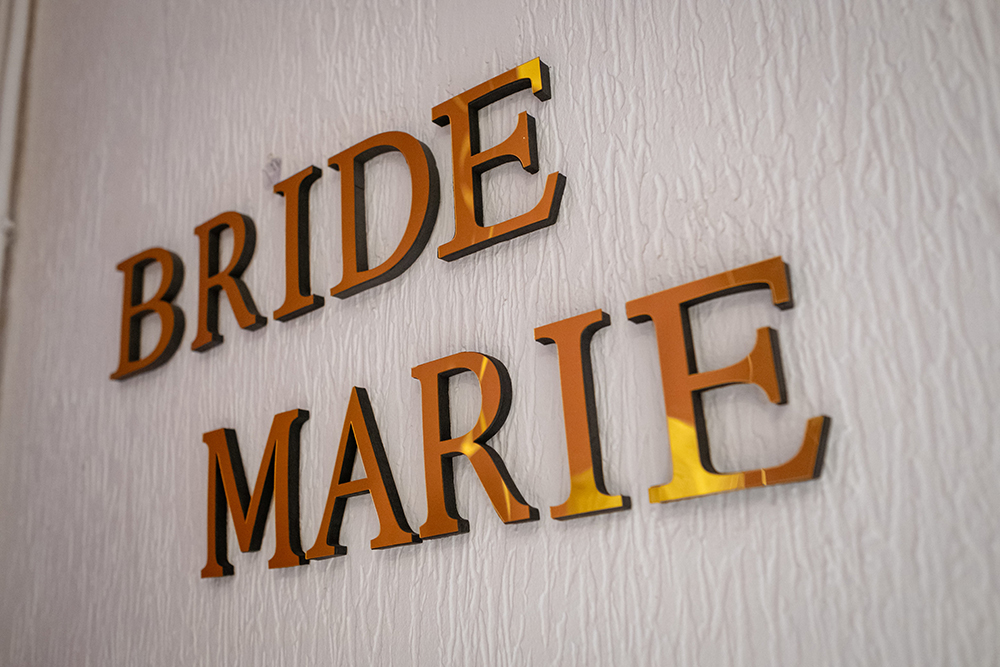 Décoration lettre murale pour le mariage