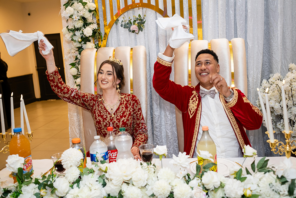 Service du repas de mariage à la Salle Riviera